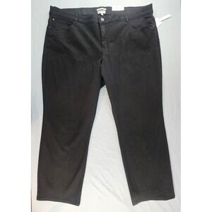 Westbound Woman Fit Formula fit Straight Leg Jeans Black Size 24W Reg NWT L307